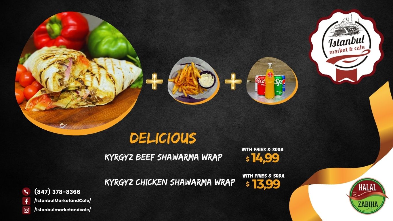 Introducing Kyrgyz Shawarma Wrap: A Flavorful Journey to Central Asia!"